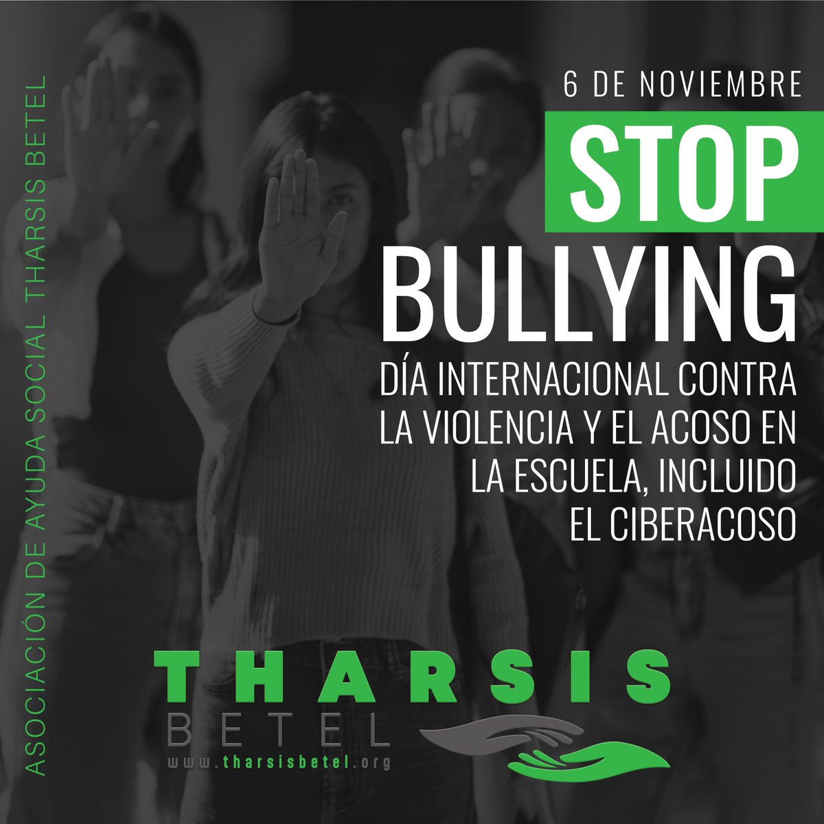 THARSISBETEL's tweet photo. 📷 Día Internacional contra la Violencia y el Acoso en la Escuela, incluido el Ciberacoso
📷 6 de noviembre
#TharsisBetel #DíaContraElAcosoEscolar #Ciberacoso #InfanciaSegura #DefendamosALosNiños #EducaciónSinViolencia #DerechosDeLaInfancia #Respeto #CuidarEsAmar #NiUnoMás https://t.co/LluxImpW7O