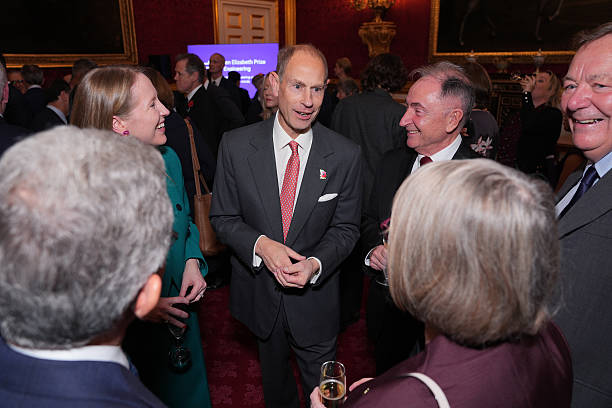 Prince Edward, Duke of Edinburgh during a reception for the 2025 Queen Elizabeth Prize for Engineering, at St James' Palace November 5, 2025 in London, England. The Queen Elizabeth Prize for Engineering (QEPrize) champions engineering innovation . 
📸 Yui Mok - Pool/Getty Images