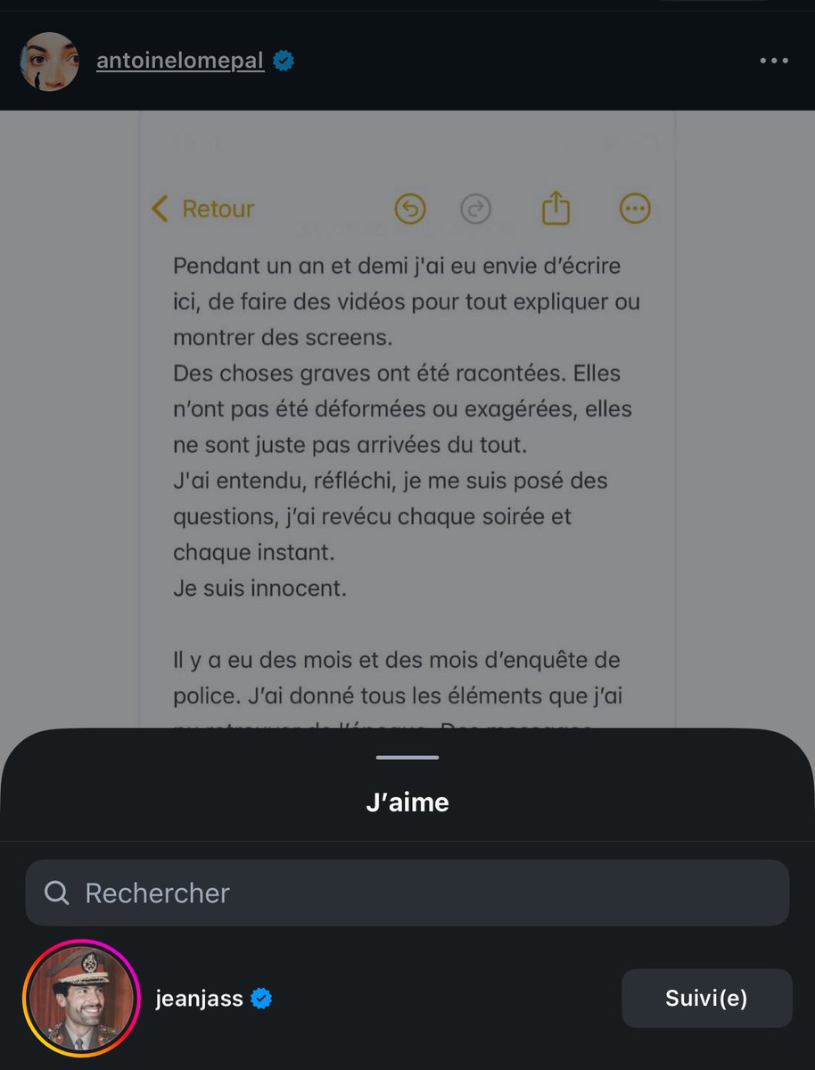 et ton soutien à lomepal tu le mets aussi ?