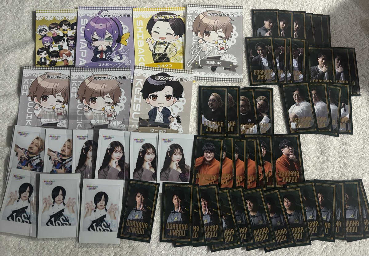 高田村交易所　1周年　缶バッジ　チェキ風アクリルカード 高田村交易所 1周年 缶バッジ チェキ風アクリルカード 高田村交易所