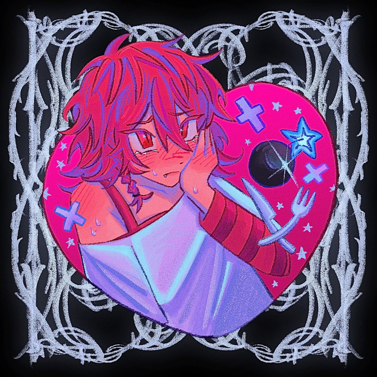 p4rseidstrz's tweet photo. kuroaka keychain designs!! im thinking of doing mitsukou+hananene ones as well YIPPEE

#zenoremake #tsuginoharu #maenoaki https://t.co/tpL47vvI3s