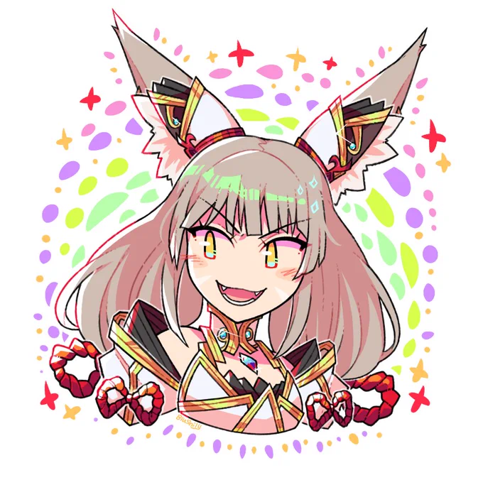 Catgirl tuesday Blade Nia doodle #XenobladeChronicles2