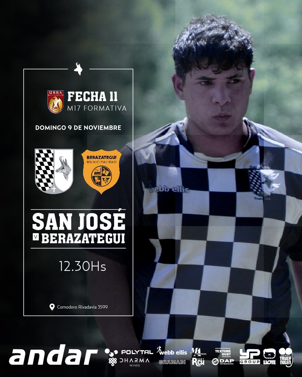 #JUVENILES
⚪⚫SAN JOSÉ JUGARÁ EN CASA ESTE DOMINGO ⚫⚪
Nuestra jugará este doming 9/11 en el club la ULTIMA FECHA DEL AÑO.

Será frente a Municipalidad de Berazategui por la fecha 11 del torneo de la URBA.

Los esperamos a TODOS. Nos vemos en el club!