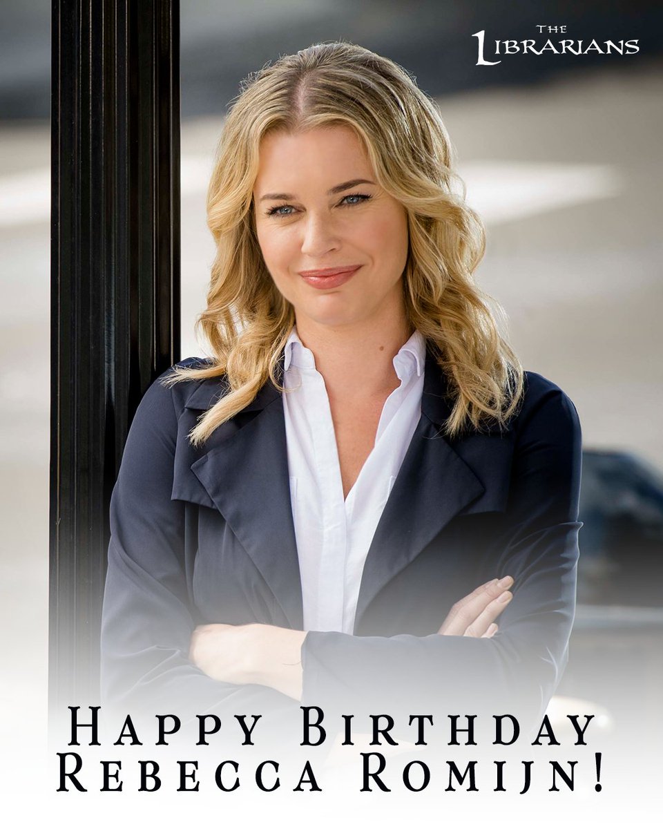 electricnowtv's tweet photo. Happy Birthday to Rebecca Romijn, who brings Eve Baird to life... leading the team, saving the world, and looking flawless doing it. Watch her in #TheLibrarians, free on #ElectricNOW. https://t.co/LSuMgilErM