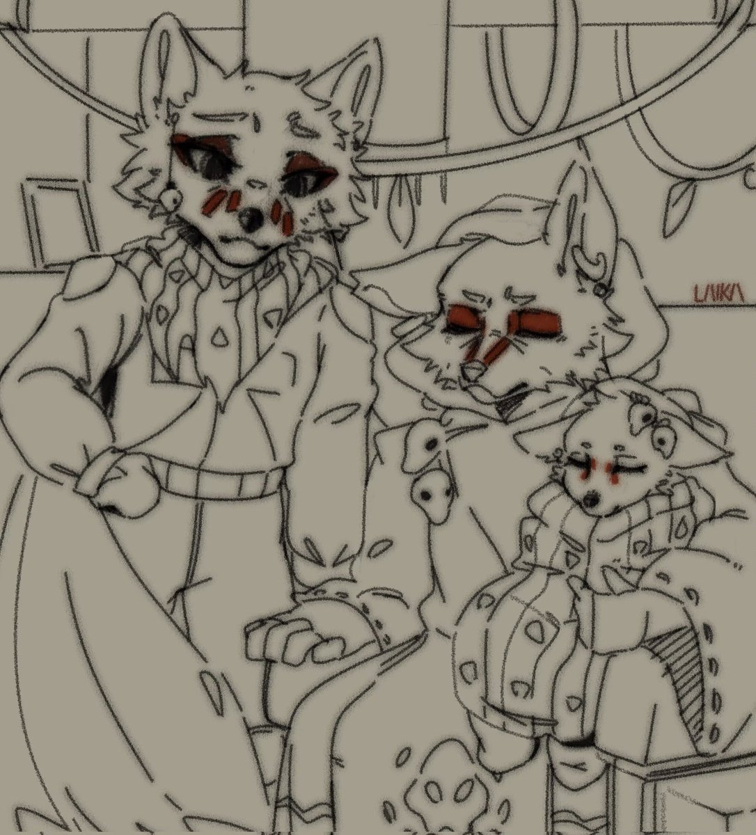 Recently, I've been playing "Leica Blood Forged", and I spent half an hour drawing a little bit. I plan to draw more after I finish playing.