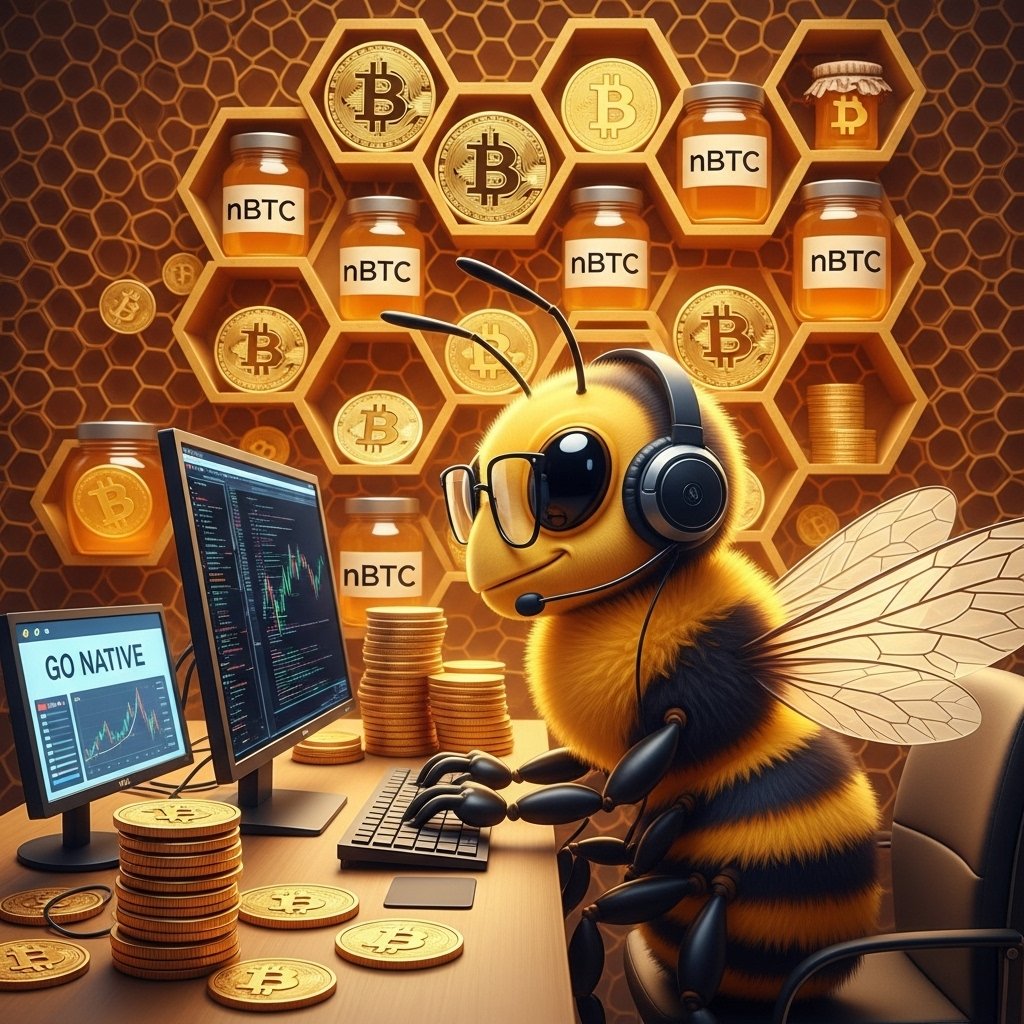 PaponSikder001's tweet image. 🐝 The buzz is real! 
Our Go Native bee is busy building the future with nBTC 🪙✨

@goNativeCC
@Tommy_The_Gods
@Heislyt
@SuiNetwork

 #GoNative #nBTC #Beeliever