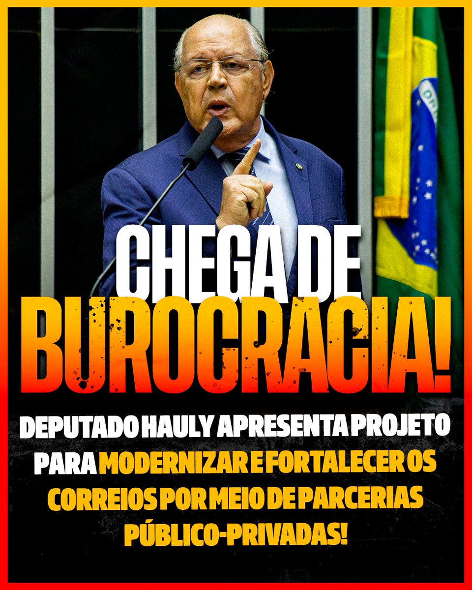Apresentei o Projeto de Lei 5039/2025, que autoriza a Empresa Brasileira de Correios e Telégrafos (ECT) a firmar parcerias público-privadas (PPPs), conforme a Lei nº 11.079/2004.

Vamos modernizar os Correios, atrair investimentos e melhorar a qualidade dos nossos serviços.