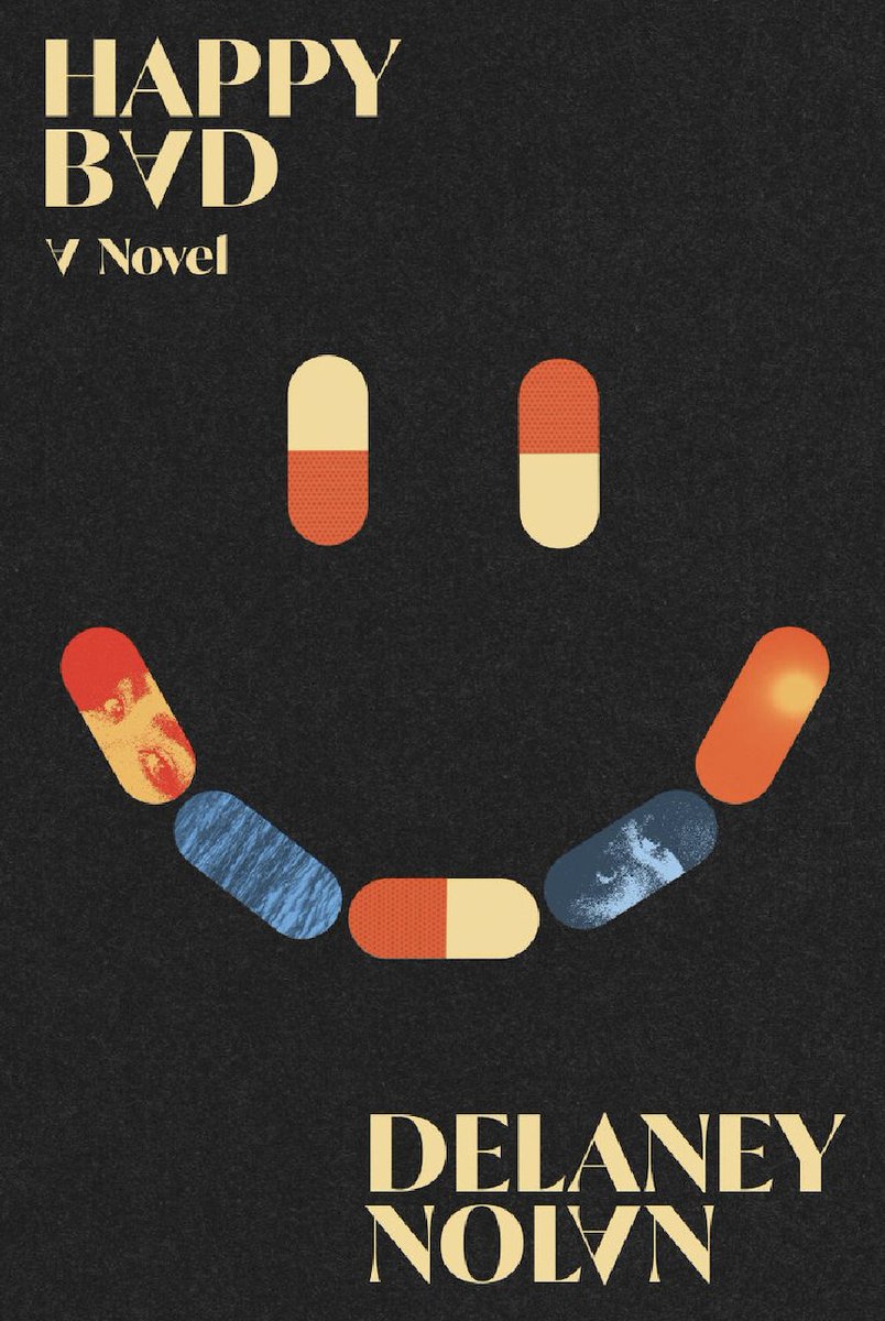 ronslate's tweet image. "Fascinating for the way that it feels thoroughly contemporary while also grappling with countless Big Ideas. It’s sneaky like that": @TobiasCarroll on Delaney Nolan's novel HAPPY BAD @astrahousebooks @On_The_Seawall bit.ly/43fQHT7