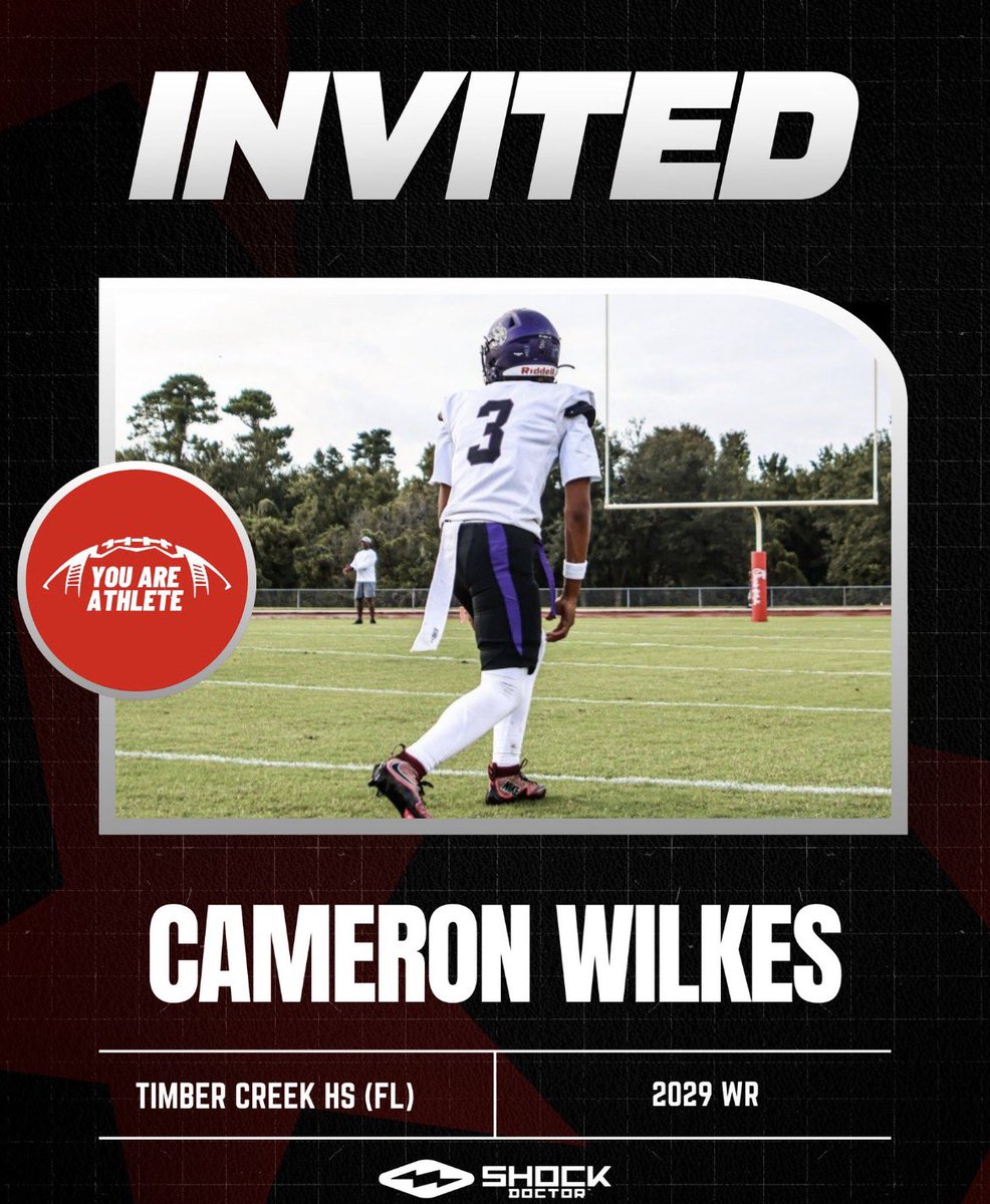 Thank you <a href="/youareathlete/">You Are Athlete</a> <a href="/ShockDoctor/">Shock Doctor</a> <a href="/RoadToHouston/">All-American Showcase</a> for the invitation 🙏