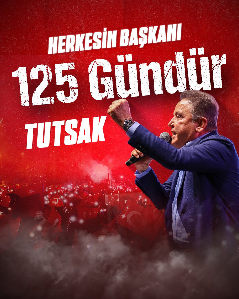 Başkan Muhittin Böcek 125 gündür tutsak! <a href="/BocekMuhittin/">Muhittin Böcek</a> #MuhittinBöcek