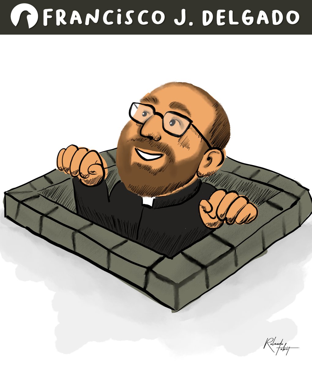 Catol_In's tweet photo. #CARTÓNDEFE 🎨 @PadreFJD 

Dedicamos estas pinceladas al Padre Francisco J. Delgado por su año y medio de persecución 🙏. Invitamos a todos los CATOLINS a orar por él y por su apostolado 💒🕊️.

#CATOLIN #SoyUnCatolIn #FeQueInforma https://t.co/6ydeZdhpLz