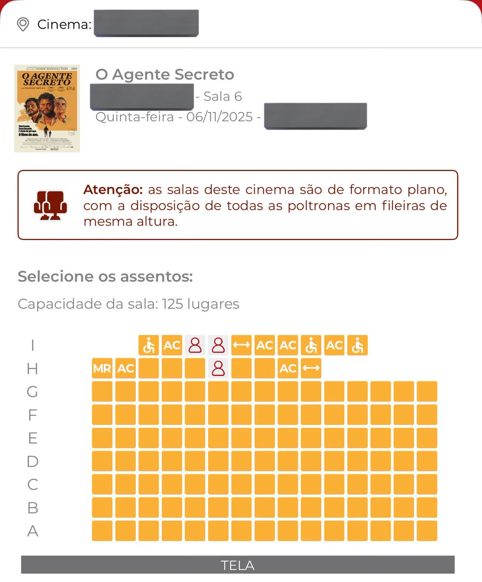 cskvinicius's tweet photo. INACREDITÁVEL que com 124 lugares disponíveis compraram dois ingressos ATRÁS DE MIM????? https://t.co/RpM3Sx4FcR