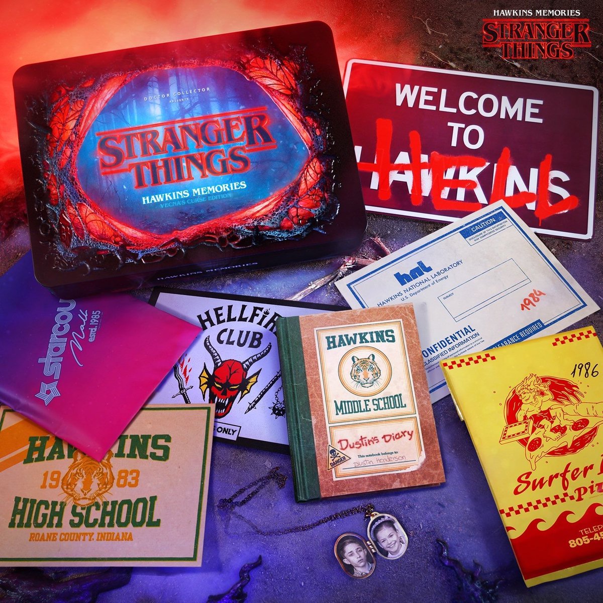 Get your Hawkins Memories Kit – The Biggest Stranger Things Collector’s Box Ever Made! 

Relive every moment from Hawkins with exclusive collectibles and memorabilia. 

🚨 Shop now: doctorcollector.com/products/stran…