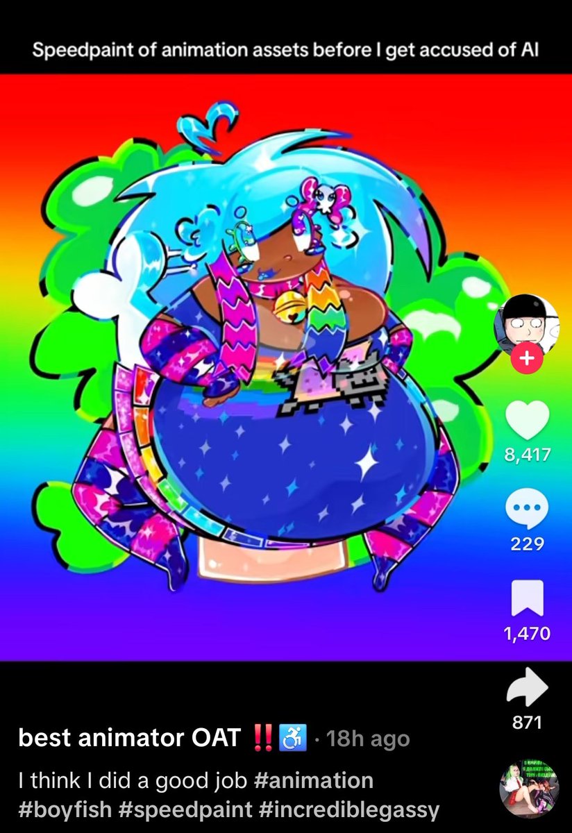 LottieyamXP's tweet image. You tiktok niggas are so fucking annoying and disgusting why even make something like this of someone&apos;s persona JUST because you don&apos;t like them??? Even if the oc is an adult the creator behind it is STILL a minor. This behaviour shouldn&apos;t be normalized at all.