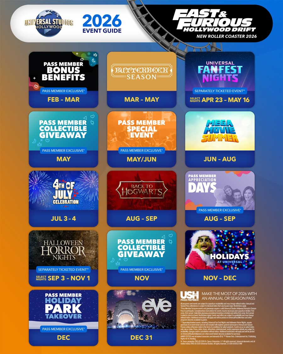 BionicBuzz's tweet image. #ThemeParkNews 2026 is shaping up to be a stellar year at @UniStudios and the Southern California theme park destination is sharing its mighty 2026 Event Calendar to help guests plan their Best Day in L.A. as they gear up to enjoy a variety of unique events, fan-favorite seasonal…