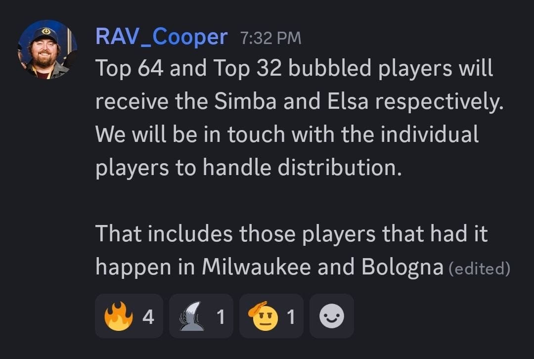 I was bubbled out of the top 64 in Bologna, but finally Simba is coming home ❤️
#Lorcana