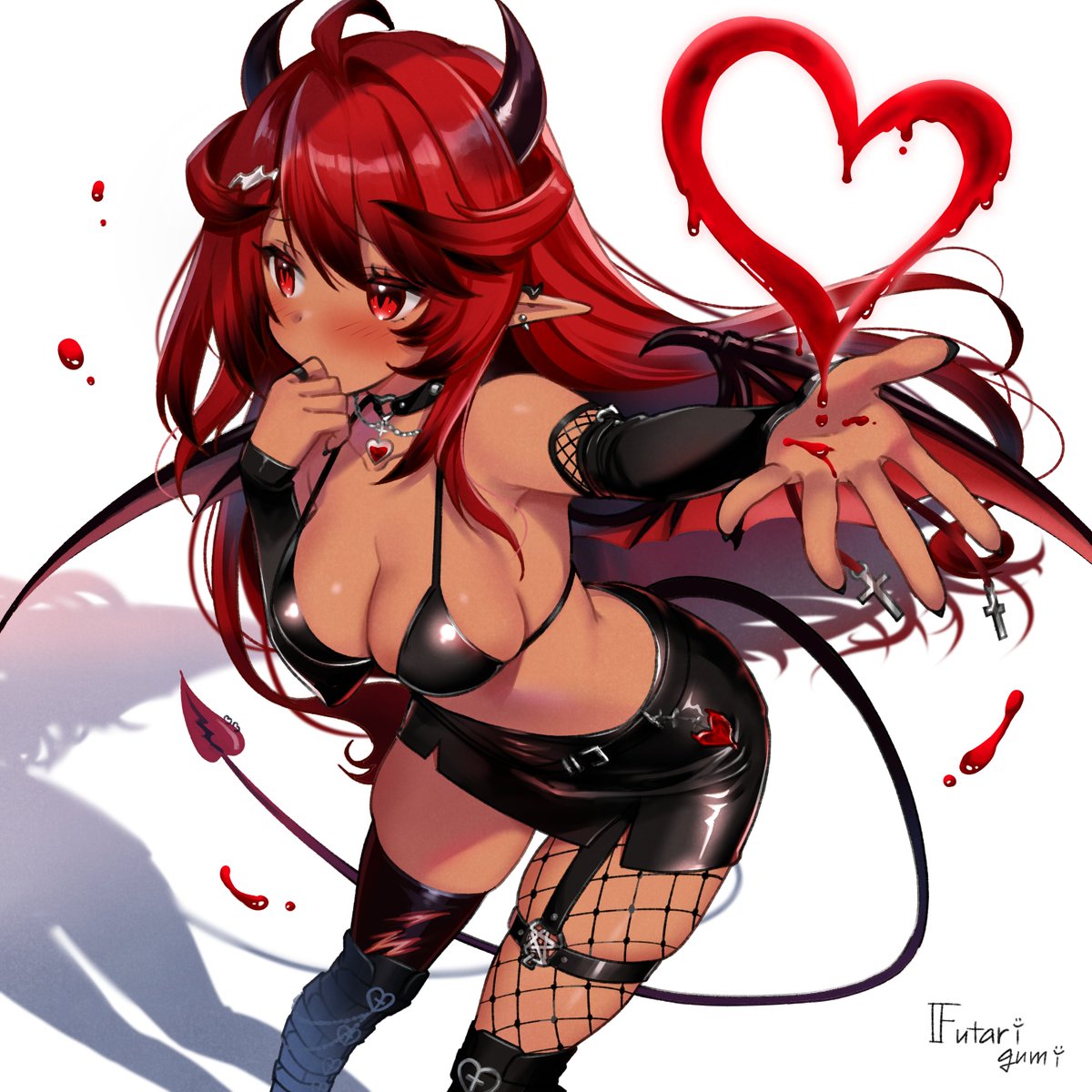 Thank you for your blood! (*ᴗ͈ˬᴗ͈)♡
🎨: @/Futarigumi