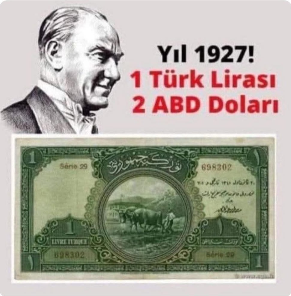 Yıl 2025,
1 ABD Doları: 42 Türk Lirası. 

Şahlandık, uçuyoruz!