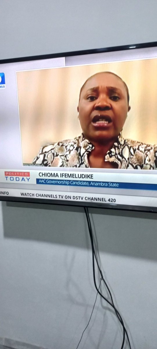 oluremisonaiya's tweet image. Finally, we get to see Chioma Ifemeludike, the AAC candidate in the upcoming #AnambraGovernorshipPolls. Our media outlets need to offer their platforms to all candidates to connect with the electorate. #ALevelPlayingField