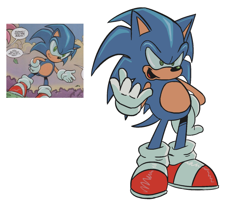 fleetway modern sonic looks weird but i kinda fw him so i tried altering the design a bit

shoutouts to richard elson i love his sonic art
#SonicTheComic #SonicTheHedgehog