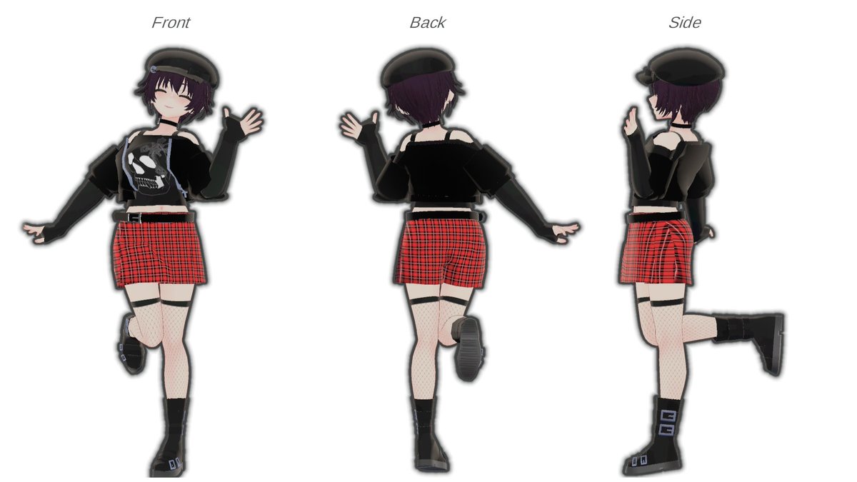 aritaaoi's tweet photo. 発売記念RTキャンペーン！！

パンク少女『キッカ』
Follow＋RTで抽選４名様にキッカをプレゼント～🦇
https://t.co/iouVSmhbWo

BOOTHのスキが100増える度1名様追加✨
是非是非お気軽にどうぞ～～！☺

#VRChat ＃LSbody ＃キッカ3D https://t.co/Ym4opnyJpS