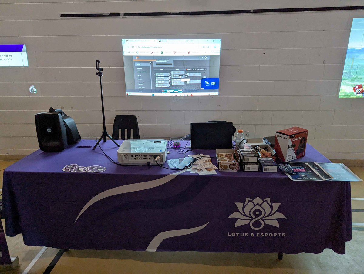 💜Lotus 8 had the pleasure of visiting Lawrence Sinclair Memorial School in Jackhead!💜

🎮Together with our partners <a href="/mfnerc/">MFNERC</a> we hosted a 2v2 Super Smash Bros. friendly tournament with tons of exciting prizes.  🎮

 🪷We also ran a PMM performance workshop focused on mindfulness,