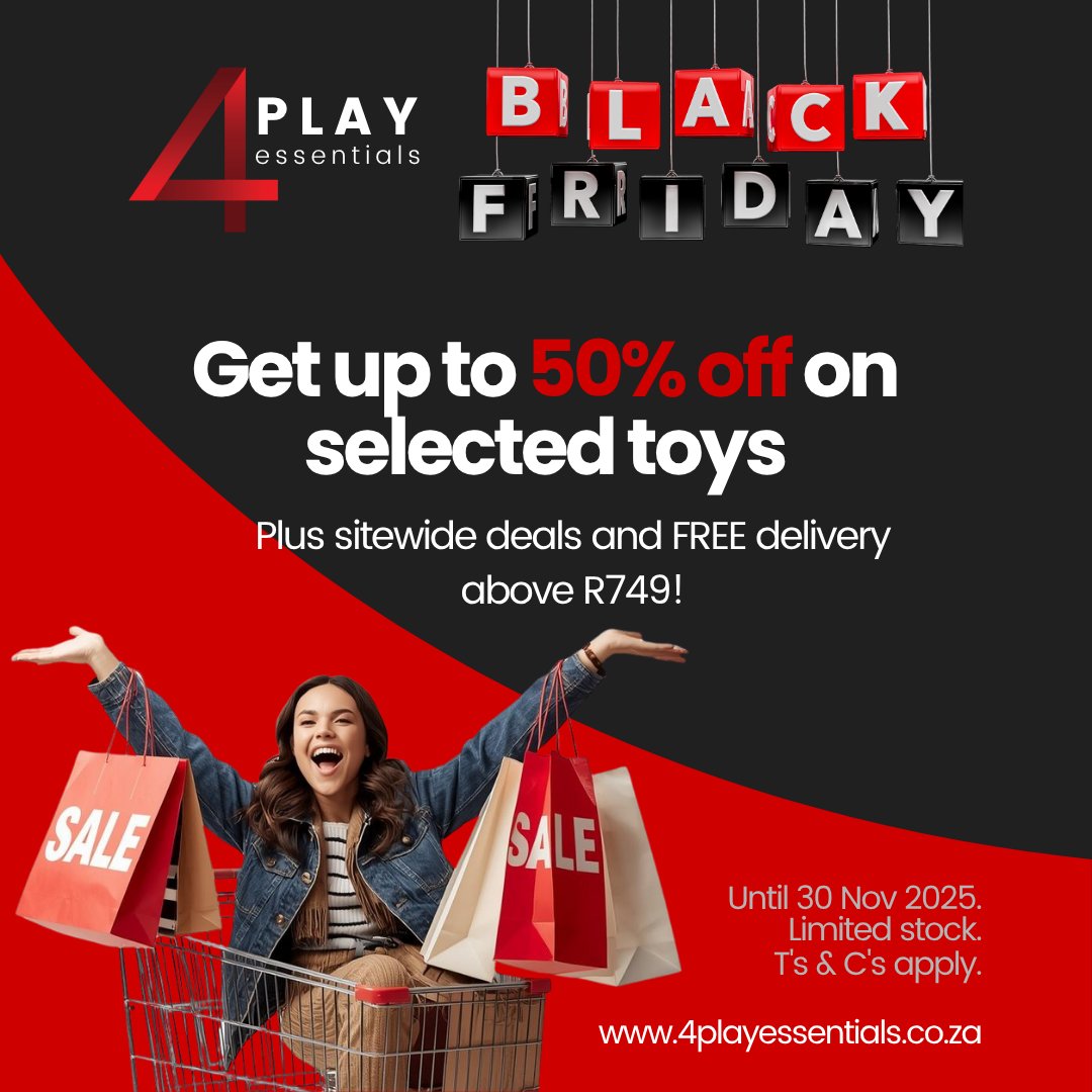 Black Friday starts now 🔥 Up to 50% off selected toys + sitewide deals. Free delivery over R749. Limited stock

4playessentials.co.za