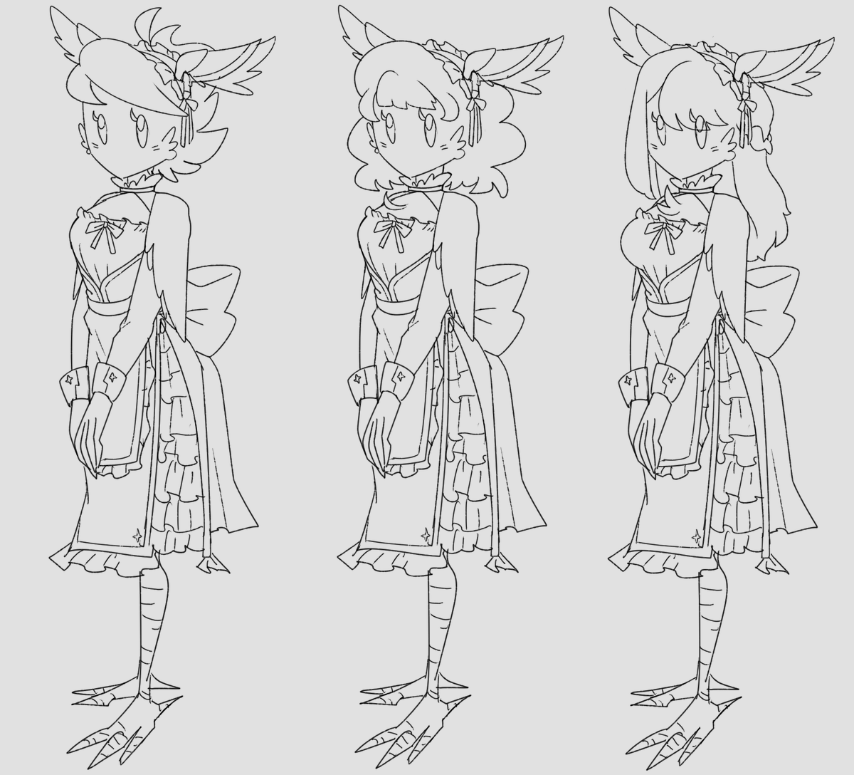 Maids that serve Lady Meredith and do their best to look after Elizabeth 