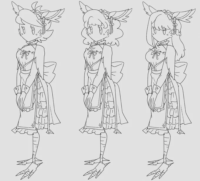 Maids that serve Lady Meredith and do their best to look after Elizabeth 