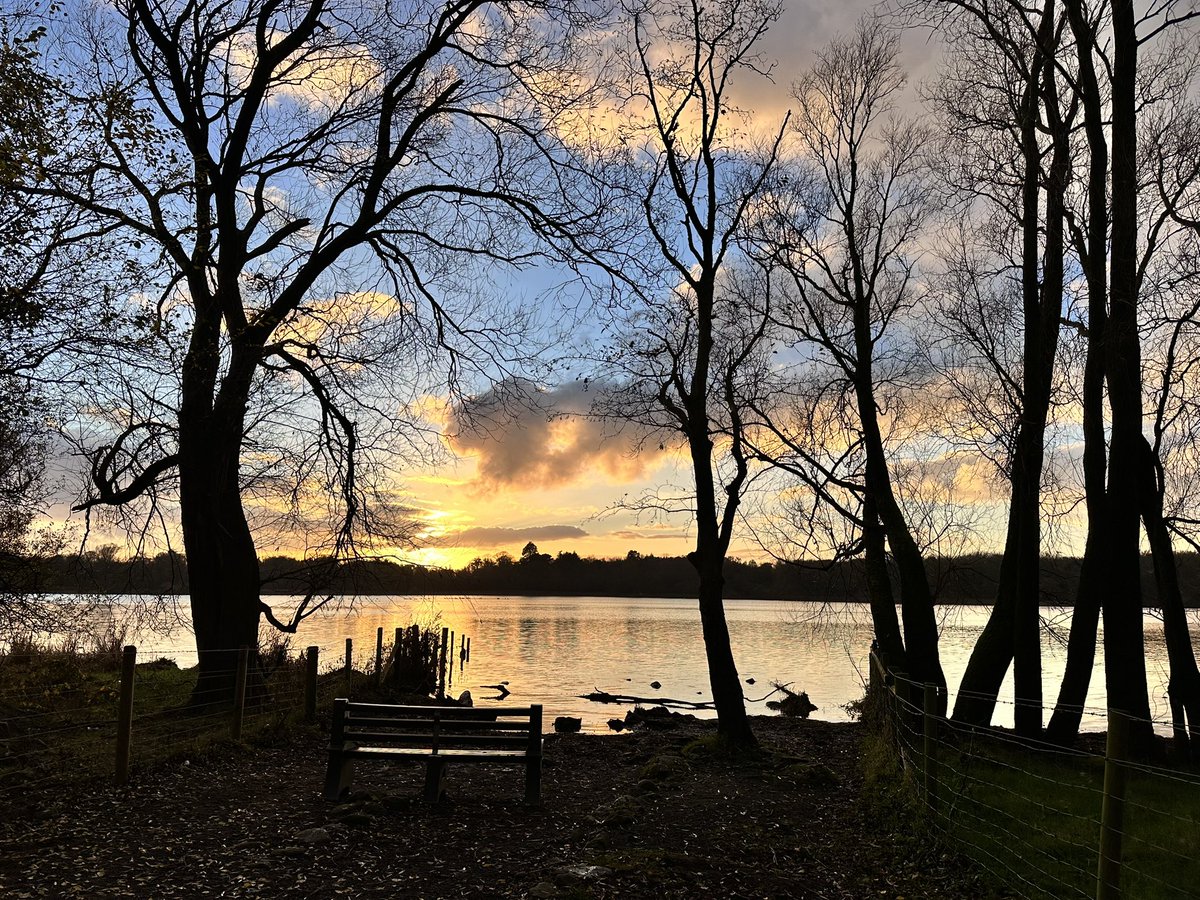 Sunset today at Oxford Island Nature Reserve.
