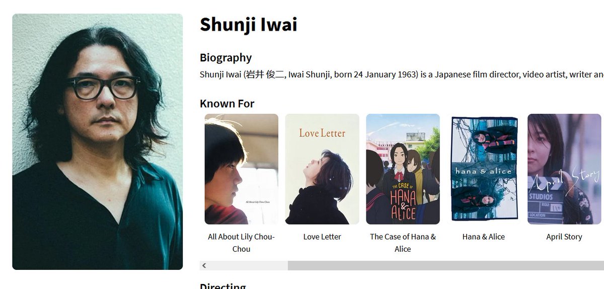 The Cinema of Shunji Iwai (1991 - 2024)
50.05 GB
24 movies + 2 dvd extra + miniserie

collected by <a href="/yrralFisherman/">florent</a> <a href="/acervododrive/">ACERVO DO DRIVE 🌺</a> archived by @hotpinkicecube