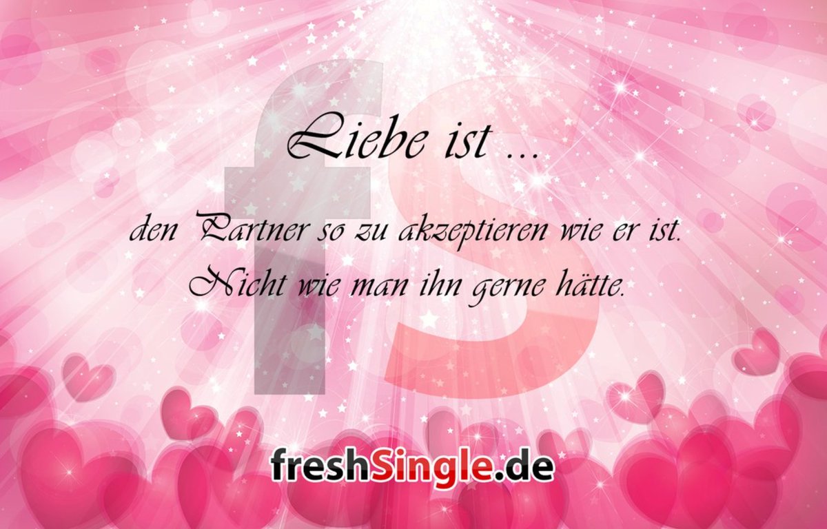 freshSingle's tweet photo. #Liebe ist den Partner so zu akzeptieren wie er ist. Nicht wie man ihn gerne hätte. #Dating #Partnersuche https://t.co/Z9vI8l7Kw9