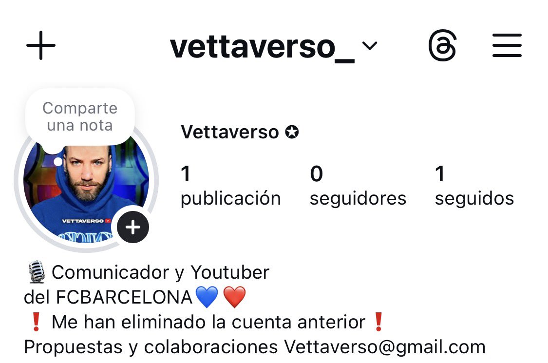 Vettaverso's tweet photo. Hace dos días me han reventado la cuenta de Instagram y tiene pinta de que no me la van a devolver. 

Os dejo aquí mi cuenta nueva, se agradece un RT para llegar a cuanta más gente mejor. 🙏🏻 https://t.co/rMYGiKl9vd