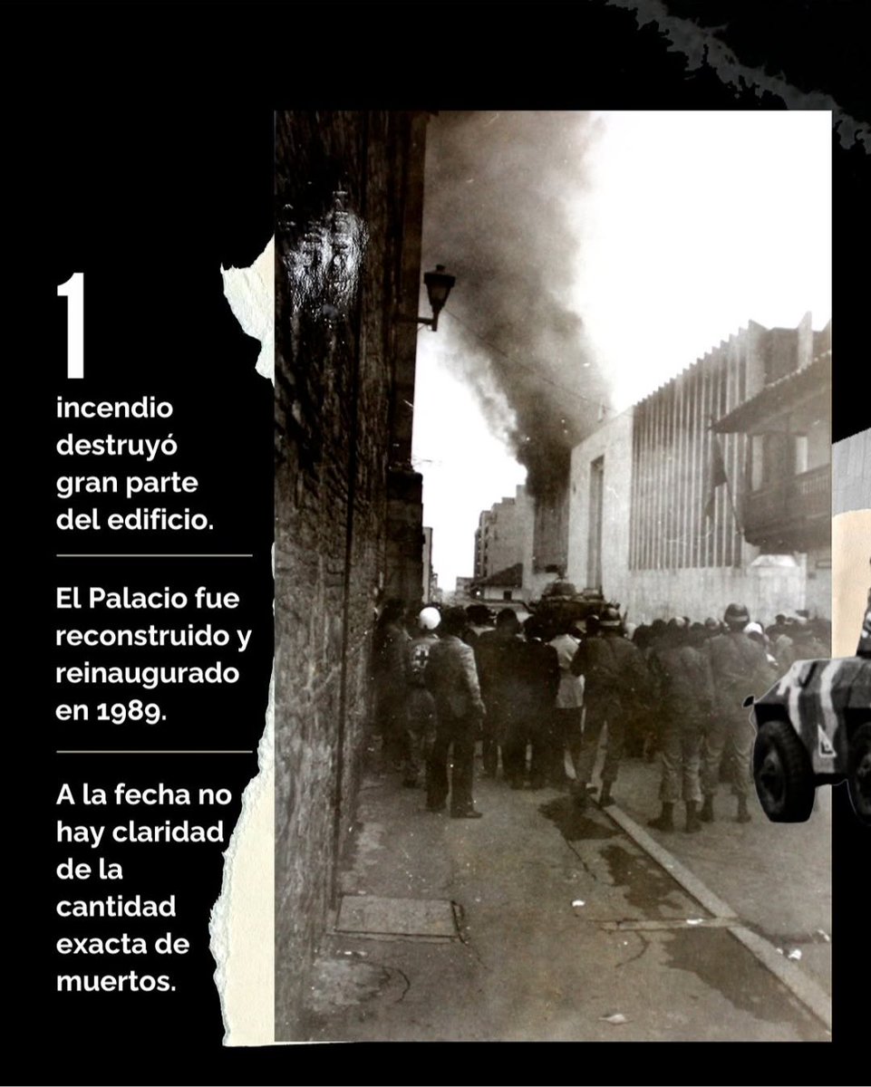 IannValterG's tweet photo. #40años del Holocausto del
#PalacioDeJusticia de Bogotá, entre el 06 y 07 de noviembre de 1985. #UnDiaComoHoy #HoyEnLaHistoria #BOGOTÁ #Colombia https://t.co/syKfNa5ur3