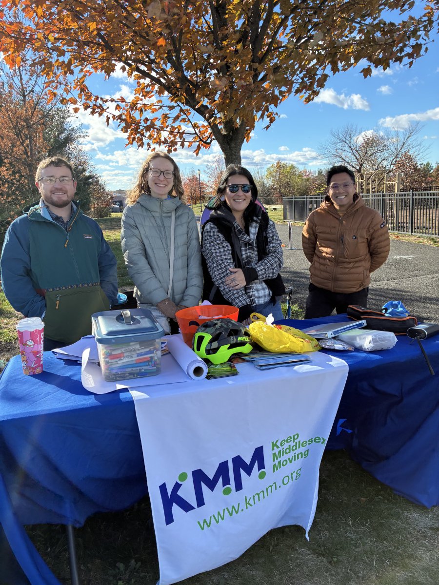 We are all set up and ready for today’s bike rodeo at Kilmer Home.