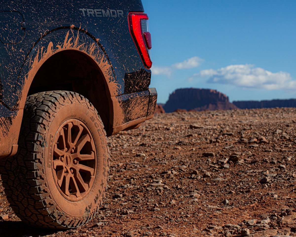 PirelliUSA's tweet photo. A little mud never hurt anyone! Plus, it’s worth it for the views. 🛞🏔️

#PirelliUSA https://t.co/cj9plpzu10
