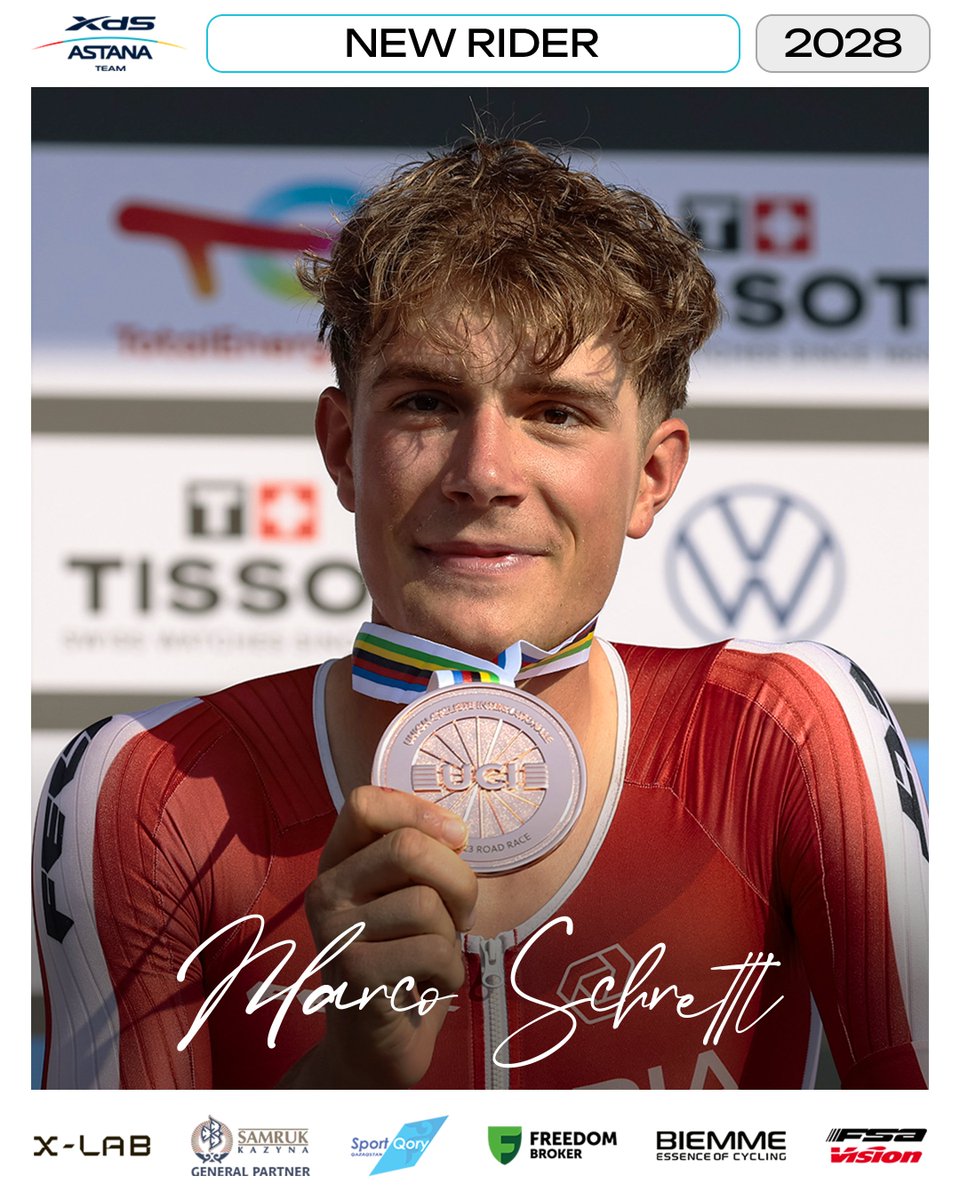TopCiclista's tweet image. Astana, que hoy ha dado a conocer muchas renovaciones, también ficha a Marco Schrettl.

El austriaco de 22 años, fue medalla de bronce sub 23 en Kigali, además de ser el actual campeón austriaco de ruta.
#Ciclismo #mercato #fichaje