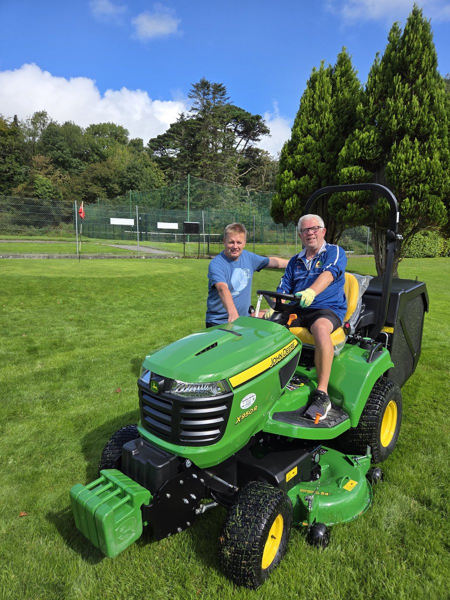 Tralee Pitch &amp; Putt Club took delivery of this fine looking machine recently a John Deere X950R. Keep up the good work the course looks fantastic. 👌