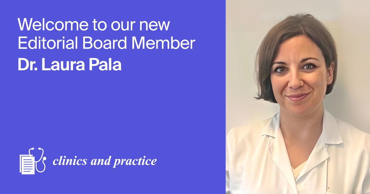 We are delighted to welcome Dr. Laura Pala to our team as an Editorial Board Member! 🎉👏
Her exceptional expertise and dedication will play a key role in driving innovation and excellence in our work.
Join us in giving her a warm welcome to the team!