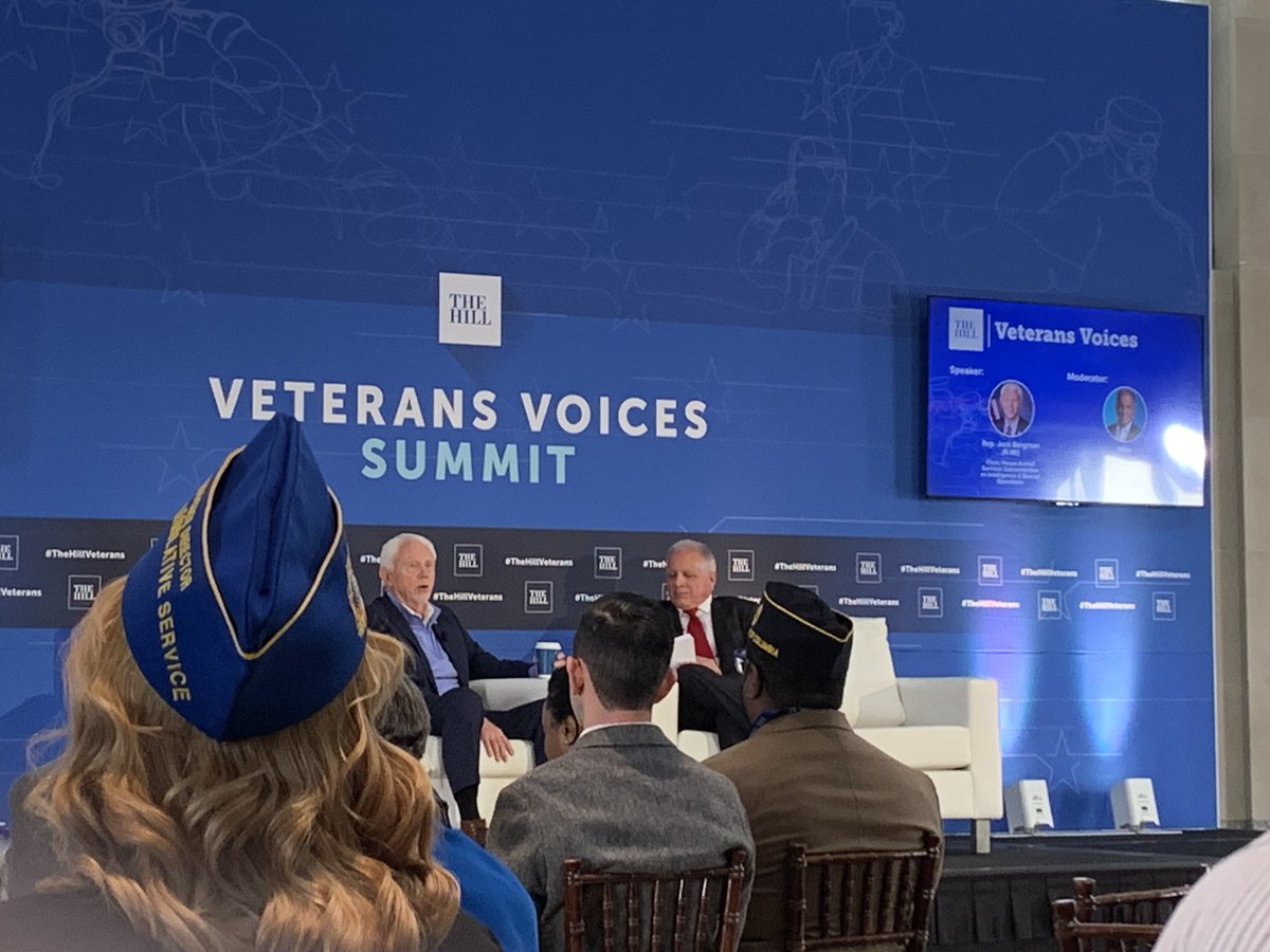 Great session <a href="/TheHillEvents/">The Hill Events</a> with <a href="/RepJackBergman/">Rep. Jack Bergman</a> &amp; <a href="/mikeviqueira/">michael viqueira</a>.