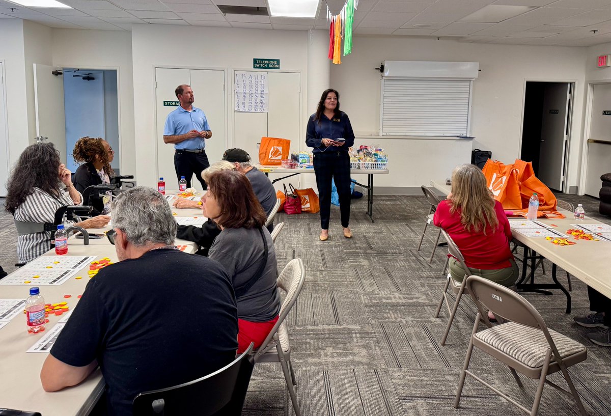 Thanks Poppy Bank for kicking off your #SeniorCrimestoppers sponsorship with us at CCBA Senior Apartments!