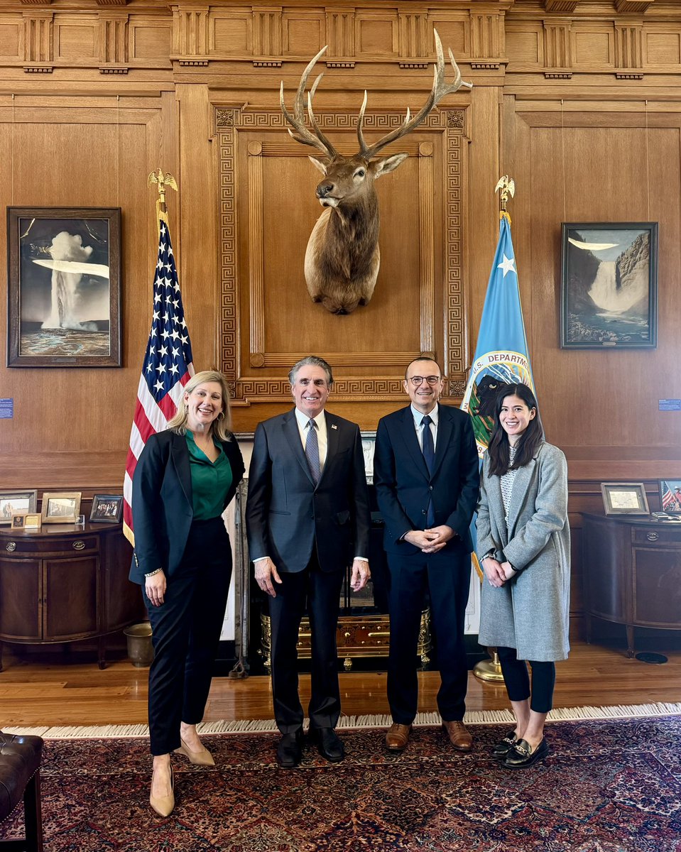 Schneider Electric plays a critical role in advancing AI and energy tech. Powering the possibilities of AI means partnering to ensure our energy infrastructure is reliable, resilient, secure, and affordable. Thank you <a href="/SecretaryBurgum/">Secretary Doug Burgum</a>. We look forward to working together!