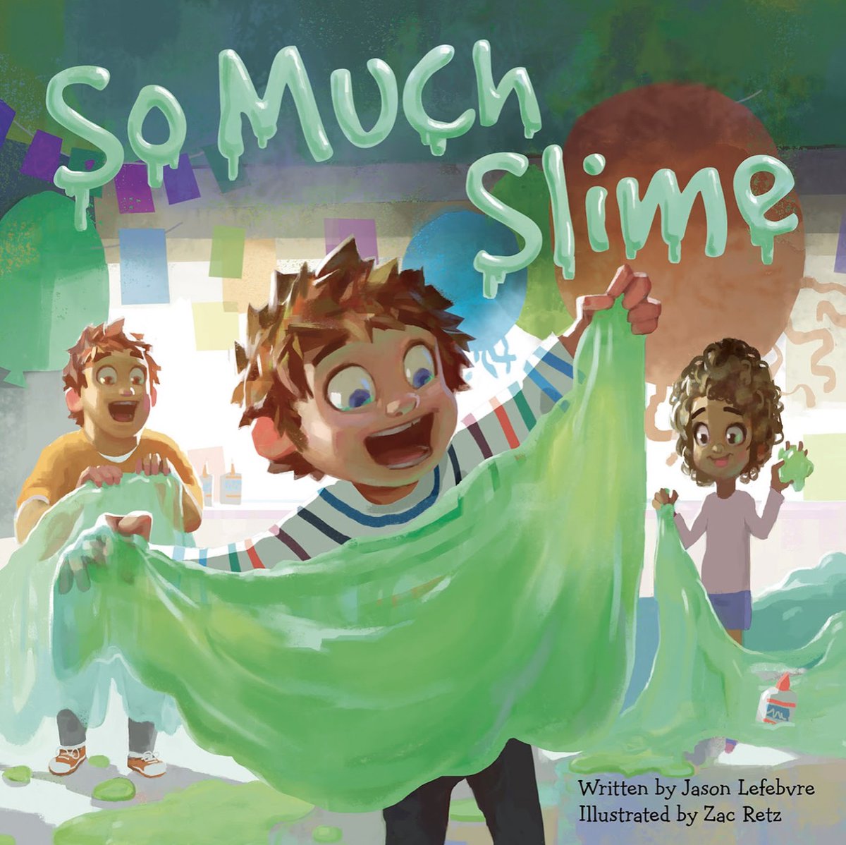 FlashlightPress's tweet image. 🧪This Saturday is #NationalSTEMDay! 

Celebrate science &amp;amp; silliness with So Much Slime, the companion book to Too Much Glue! 

When Matty’s slime experiment goes wild, things get sticky fast. 

Includes a DIY slime recipe! flashlightpress.com/so-much-slime/

@IPGbooknews #STEM #STEMforkids