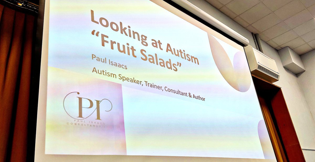 I had a great morning at Larkmead School Abingdon this morning talking about autism as a fruit salad, it garnered interest and I was able to supply business cards after the presentations.

Paul Isaacs 2025

#paulisaacs #paulisaacsconsultancyltd #autism #autismasafruitsalad