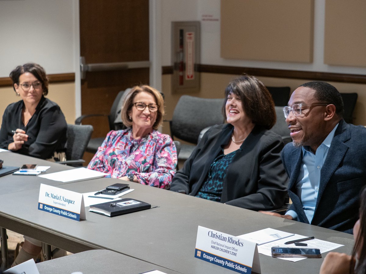 maria_f_vazquez's tweet image. Proud to welcome the William Julius Wilson Institute (Harlem Children’s Zone) to OCPS this week! 

Through this collaboration, we’re working to expand place-based learning and continuing our mission to prepare, inspire and empower every student to succeed. #ocps