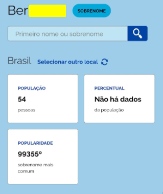 Sim, eu tenho um dos sobrenomes mais raros do Brasil!
E qualquer pessoa que possua este sobrenome é do meu clã.