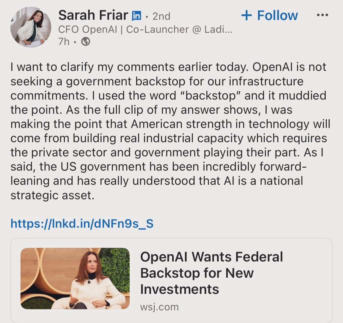 It’s not a backstop, it’s sparkling strategic government investment in industrial capacity.