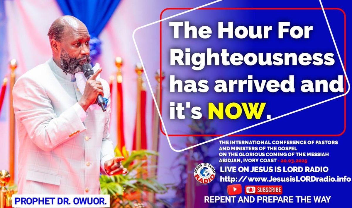 lydiaokello93's tweet photo. Time is short — prepare for the Rapture!
Its role is to remove you away from sin, not to cover it.
Repent, live holy, and be ready for the glorious coming of the Messiah.
📍Ongoing at HQ Nairobi, Kenya.
#EndTimeGlobalWord https://t.co/3xcE6NdXx7