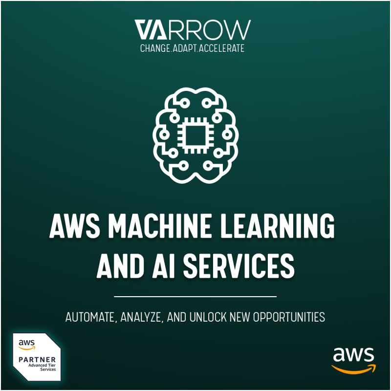 VArrowTech's tweet image. With #AWS Machine Learning and AI Services, VArrow Technologies helps organisations automate complex processes, analyse massive datasets, and uncover insights that drive faster and more accurate decisions.
varrow.uk/aws-solutions/