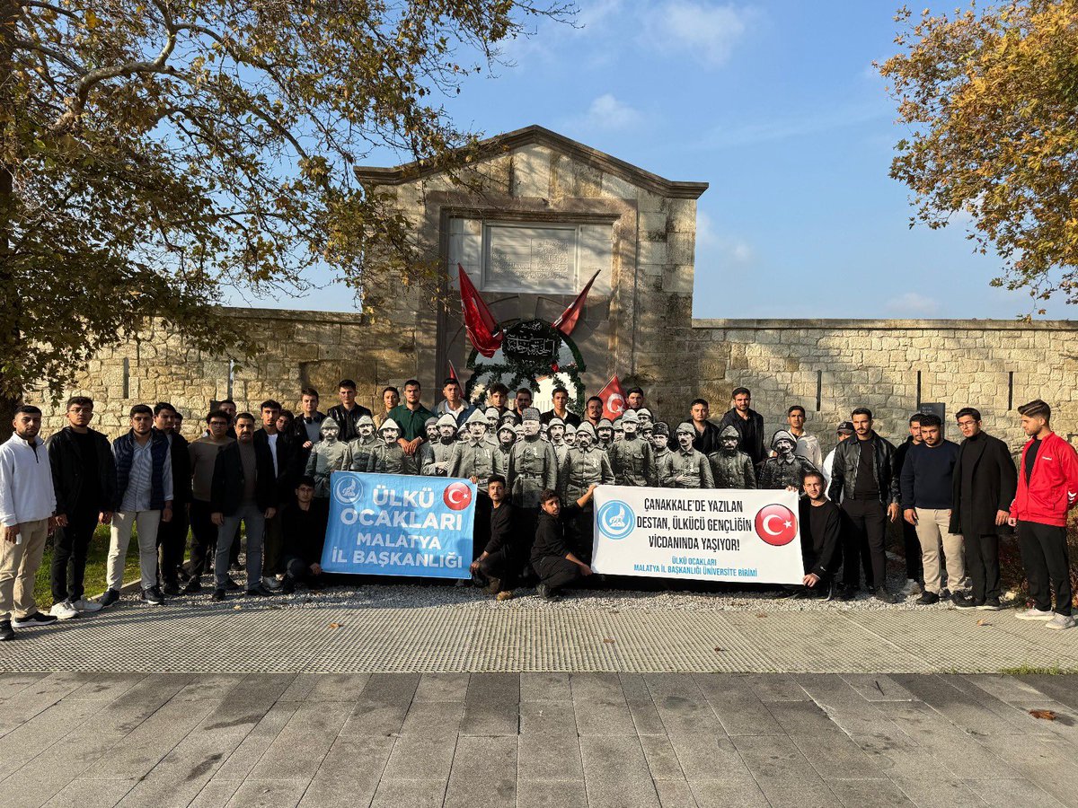 📍 MALATYA

Ülkü Ocakları Malatya İl Başkanlığı tarafından “Medeniyet, Tarih ve Kültür Kampı” kapsamında Çanakkale gezi programı gerçekleştirildi.